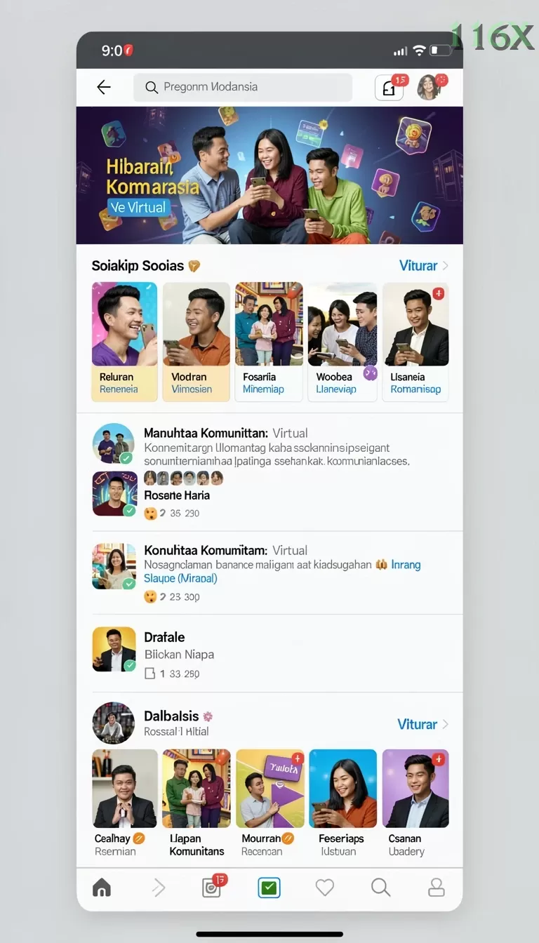 Cuplikan layar C0077 — halaman utama